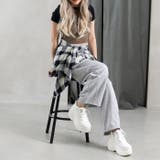 厚底レースアップスニーカー | attagirl  | 詳細画像31 