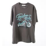 オーバーサイズバイクプリントTシャツ | attagirl  | 詳細画像2 