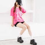 ウォッシュ加工オーバーサイズナンバープリントTシャツ | attagirl  | 詳細画像13 