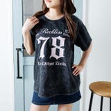 ウォッシュ加工オーバーサイズナンバープリントTシャツ | attagirl  | 詳細画像8 