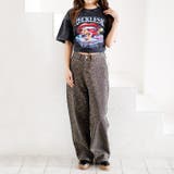 ウォッシュ加工オーバーサイズレトロプリントTシャツ | attagirl  | 詳細画像10 