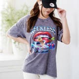 ウォッシュ加工オーバーサイズレトロプリントTシャツ | attagirl  | 詳細画像15 