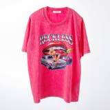 ウォッシュ加工オーバーサイズレトロプリントTシャツ | attagirl  | 詳細画像3 