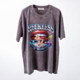 ウォッシュ加工オーバーサイズレトロプリントTシャツ | attagirl  | 詳細画像4 