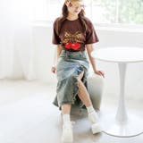 オーバーサイズチェリープリントTシャツ | attagirl | 詳細画像16
