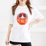 オーバーサイズダルマプリントTシャツ | attagirl  | 詳細画像10 