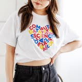 アイスシルクハートプリントTシャツ | attagirl  | 詳細画像9 