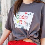 グレー | アイスシルクプリントTシャツ | attagirl 