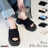 ワイドバンドミュールサンダル | attagirl  | 詳細画像1 