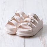 トリプルストラップミュールサンダル | attagirl  | 詳細画像4 