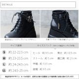 厚底ダブルベルトウェッジブーツ | attagirl | 詳細画像3