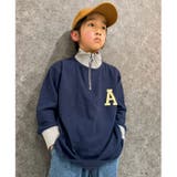オーバーサイズハーフジップロンT キッズ 子供服 | NEXT WALL | 詳細画像4 