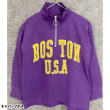 オーバーサイズハーフジップロンT キッズ 子供服 | NEXT WALL | 詳細画像9 