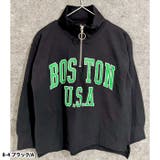 オーバーサイズハーフジップロンT キッズ 子供服 | NEXT WALL | 詳細画像10 