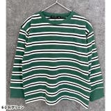 オーバーサイズボーダーロンT キッズ 長袖Tシャツ | NEXT WALL | 詳細画像13 
