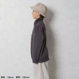 POLOCHAMPS オーバーサイズハーフジップ裏起毛トレーナー キッズ | NEXT WALL | 詳細画像6
