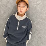 袖ライン ハーフジップBIGトレーナー キッズ | NEXT WALL | 詳細画像6 