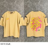 SHISKY オーバーサイズエンプティショルダープリントTシャツ キッズ | NEXT WALL | 詳細画像7 
