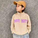 裏起毛ハーフジップBIGトレーナー キッズ タートルネック | NEXT WALL | 詳細画像3