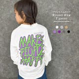 プリントヘムロンT キッズ 長袖Tシャツ | NEXT WALL | 詳細画像1 