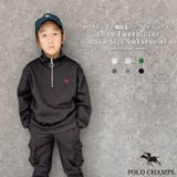 POLOCHAMPS オーバーサイズハーフジップ裏起毛トレーナー キッズ | NEXT WALL | 詳細画像1