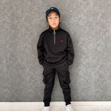 POLOCHAMPS オーバーサイズハーフジップ裏起毛トレーナー キッズ | NEXT WALL | 詳細画像4