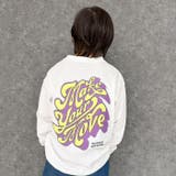 オーバーサイズプリントロンT キッズ 長袖Tシャツ | NEXT WALL | 詳細画像4 