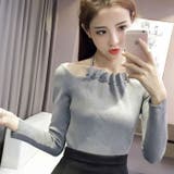 レディース ロンT 肩あき | NEXT WALL【WOMAN】 | 詳細画像3 