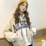 レディース BIGパーカー カレッジ風 | NEXT WALL【WOMAN】 | 詳細画像2 