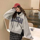 レディース BIGパーカー カレッジ風 | NEXT WALL【WOMAN】 | 詳細画像7 