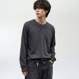ヘンリーネック長袖Tシャツ メンズ ロンT | NEXT WALL | 詳細画像5 