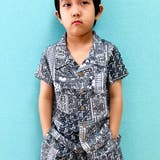 16-9オフホワイト | キッズ アロハシャツ 半袖 | NEXT WALL