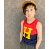 3-2レッド/ネイビー | キッズ 子供服 タンクトップ | NEXT WALL