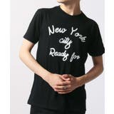 12-9ブラック | メンズ SHIJYOMAN サガラ刺繍&チェーンステッチ半袖Tシャツ「SJ | NEXT WALL