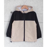 18-11ベージュ×ブラック | キッズ 子供服 マウンテンパーカー | NEXT WALL