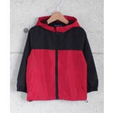 18-12レッド×ブラック | キッズ 子供服 マウンテンパーカー | NEXT WALL