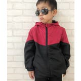 18-17レッド×ブラックV | キッズ 子供服 マウンテンパーカー | NEXT WALL