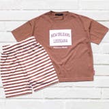 6-5モカ×ボーダー/B | キッズ セットアップ 上下セット | NEXT WALL