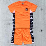 12-8オレンジ/B | キッズ セットアップ 上下セット | NEXT WALL
