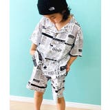 12-11オフホワイト | キッズ アロハシャツ セットアップ | NEXT WALL