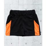 17-15ブラック×オレンジ/B | キッズ パンツ ショートパンツ | NEXT WALL