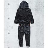 10-9ブラック×オレンジ | キッズ セットアップ 上下セット子供服 | NEXT WALL