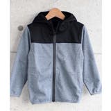 18-6杢グレー×ブラック | キッズ パーカー トップス | NEXT WALL