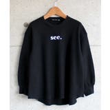 16-12ブラック/C | キッズ 長袖チュニック ワンピース | NEXT WALL