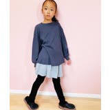 16-5チャコール/A | キッズ 長袖チュニック ワンピース | NEXT WALL