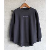 16-9チャコール/B | キッズ 長袖チュニック ワンピース | NEXT WALL
