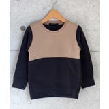 18-14チャコール×ベージュ/B | キッズ トレーナー トップス | NEXT WALL