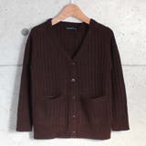 13-11ブラウン/リブ編み | キッズ カーディガン カーデ | NEXT WALL