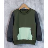 18-15カーキ/B | キッズ トレーナー スウェット | NEXT WALL