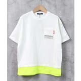 12-1ホワイト×ライム/A | キッズ Tシャツ 子供服 | NEXT WALL